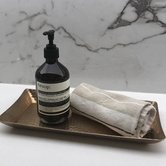 Threshold | Hammered Gold Vanity/Serving Tray